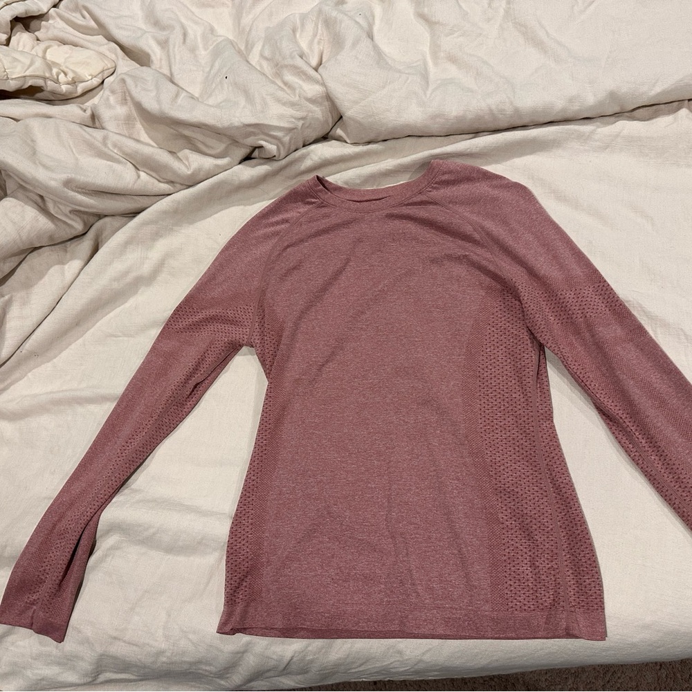 FIGS Salta Long Sleeve Athletic Top - Pink